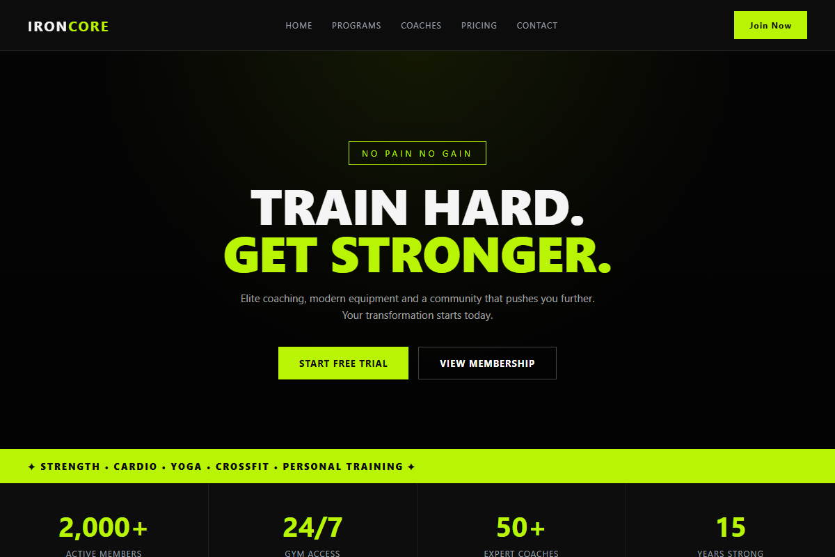 Fitness & Gym